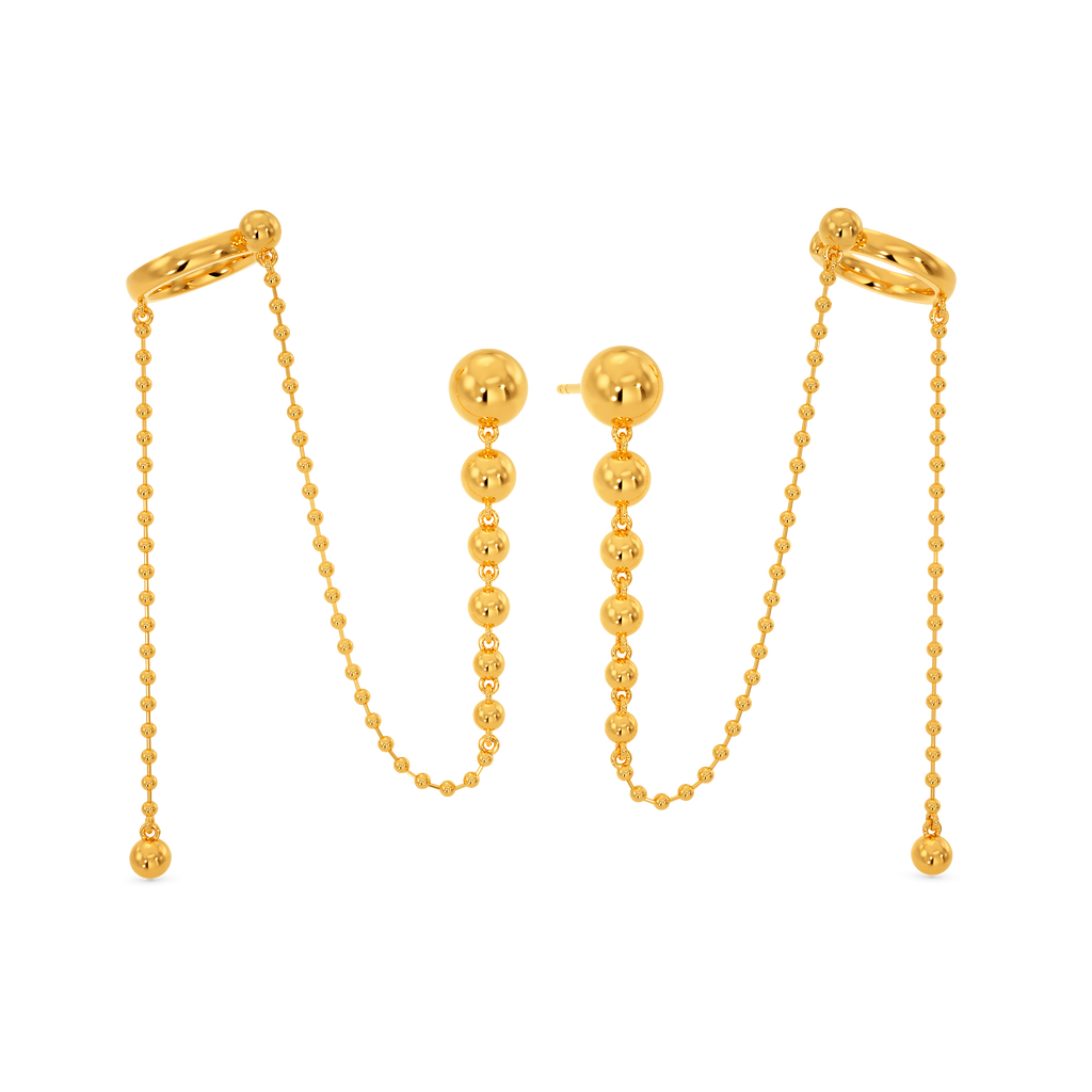 Beyond Dreams Gold Earrings
