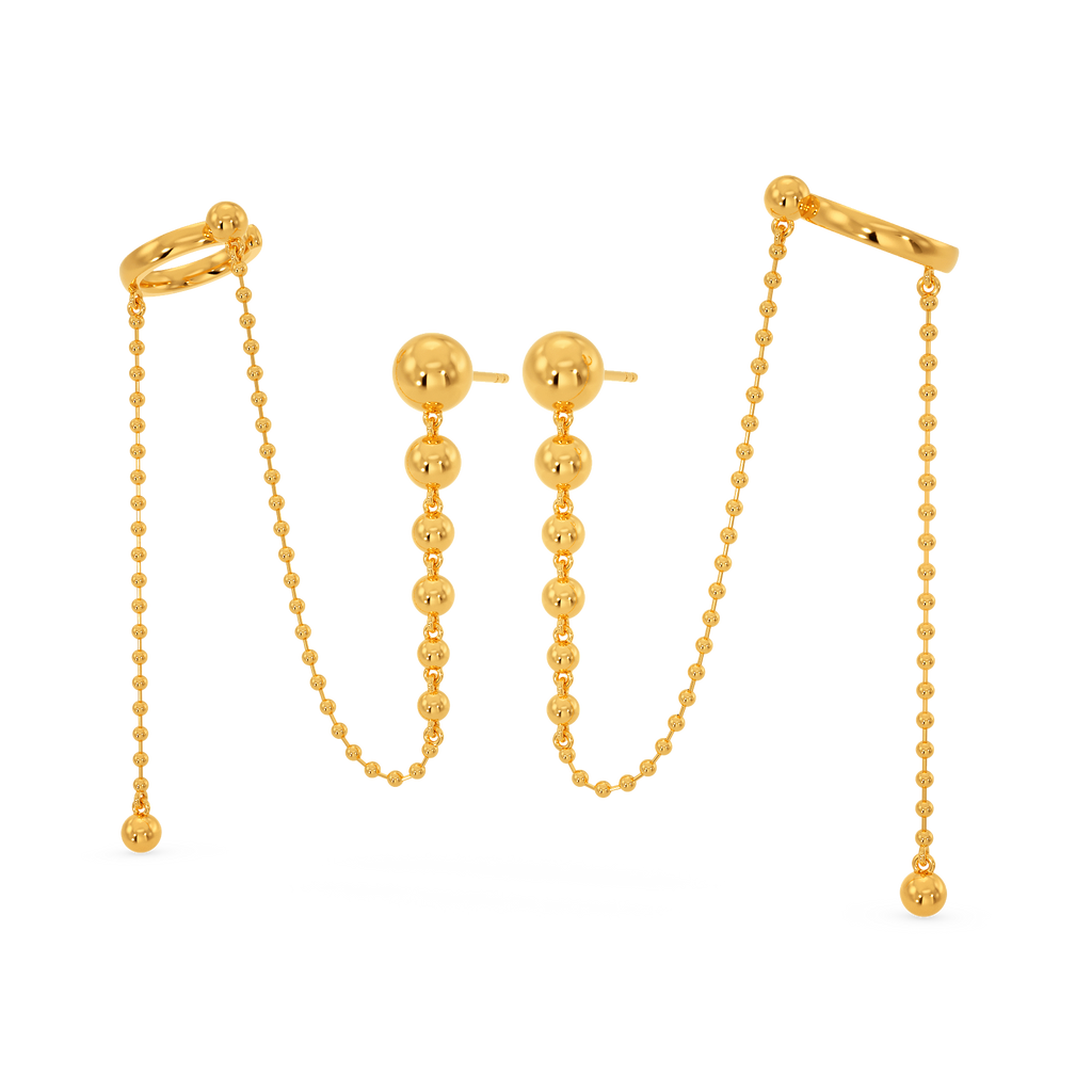 Beyond Dreams Gold Earrings