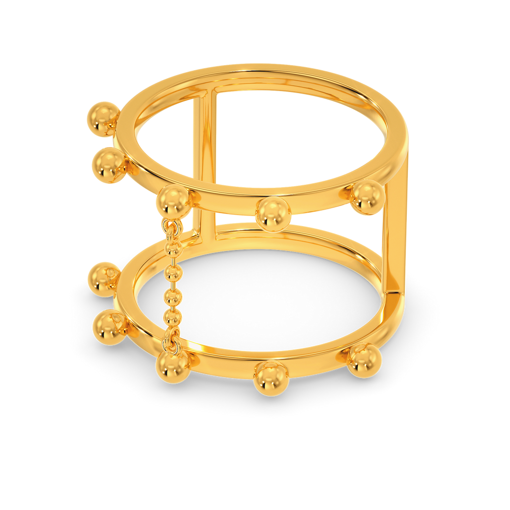 Peek A Boo Gold Rings
