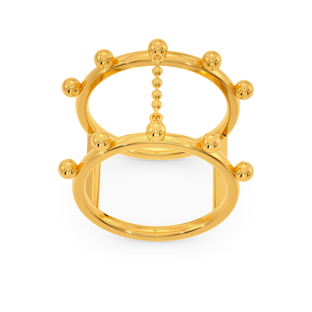 Peek A Boo Gold Rings