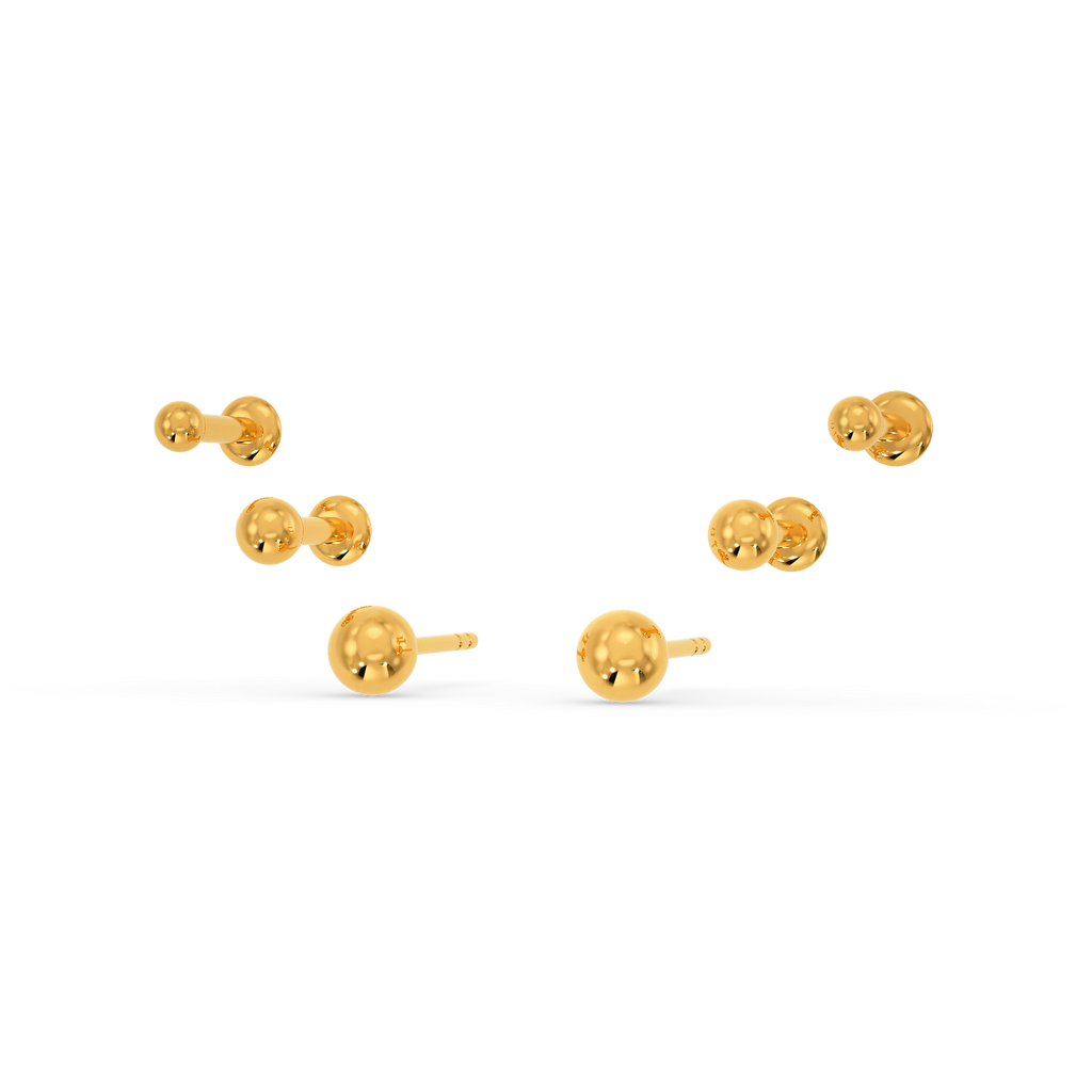 Lotta Love Gold Earrings
