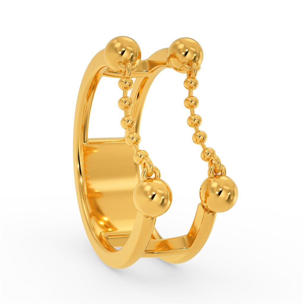 Chained Up Gold Rings image