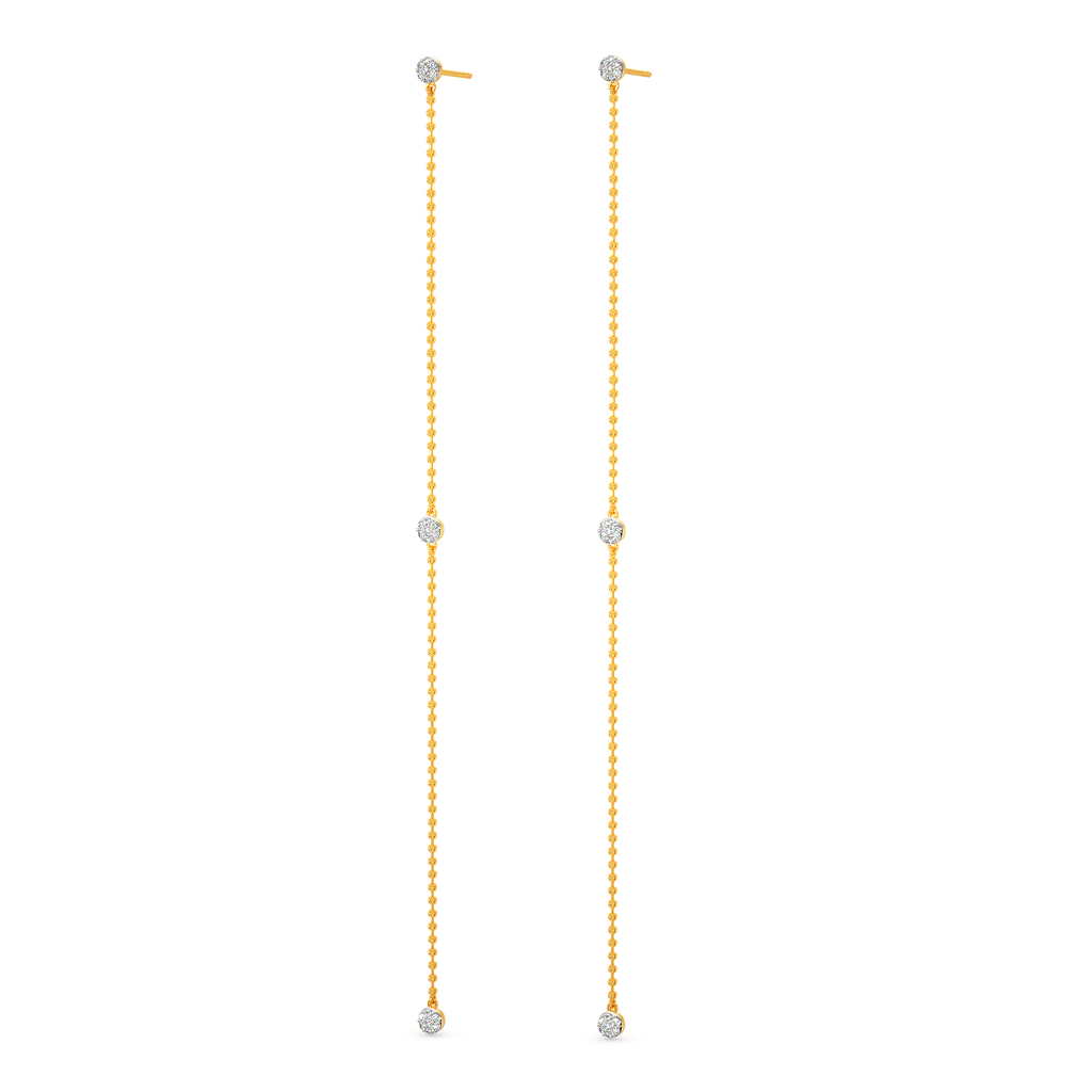Modish Love Diamond Earrings