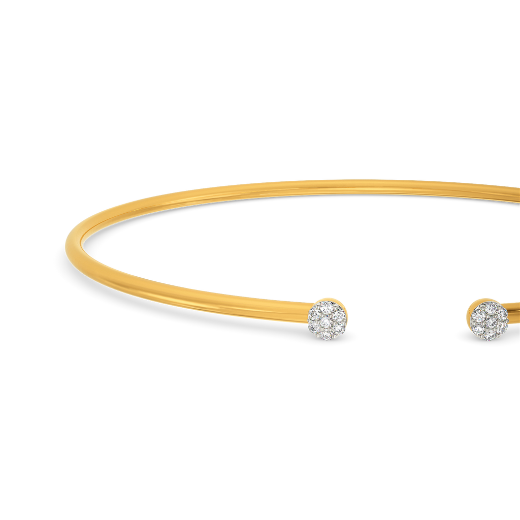 Modish Love Diamond Bangles