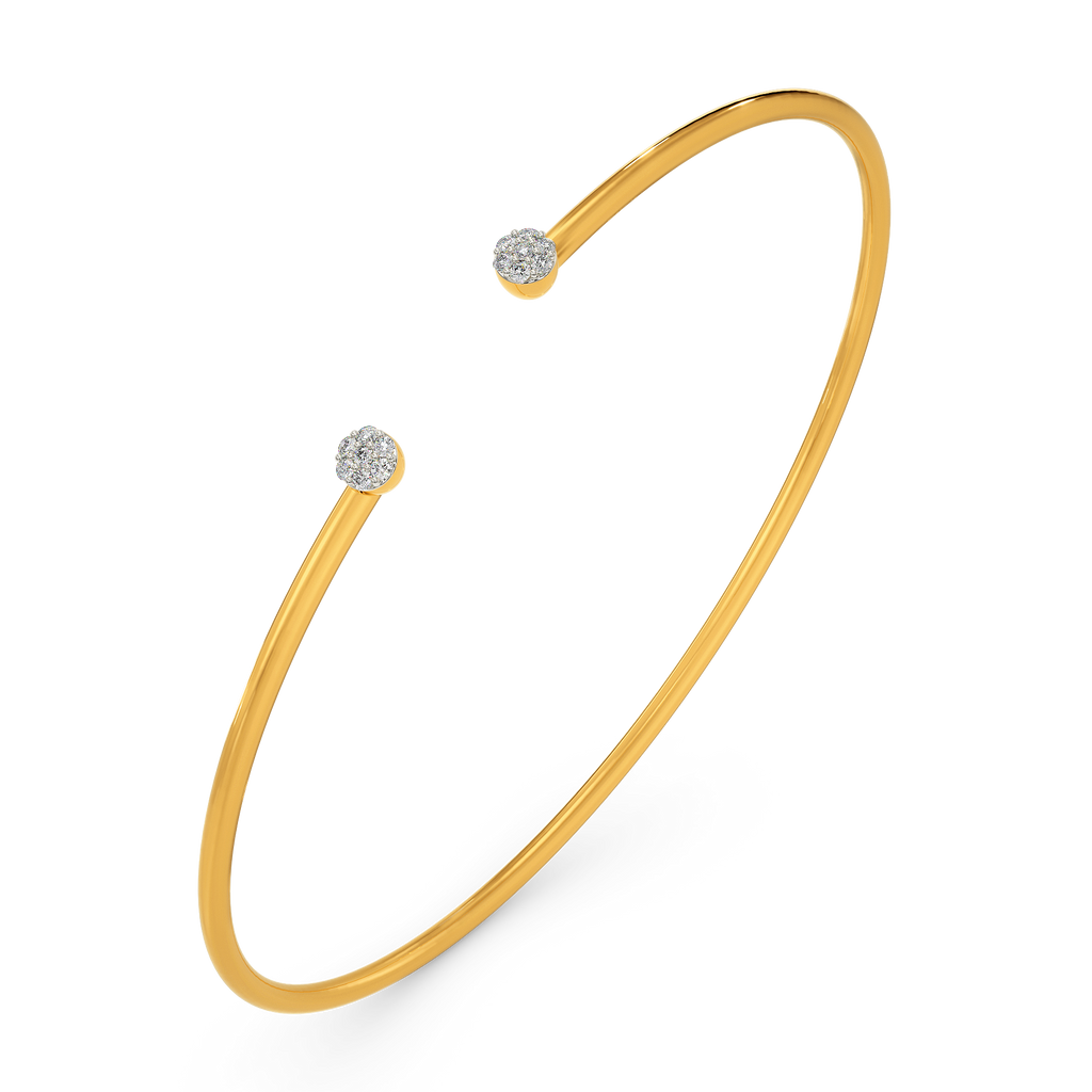Modish Love Diamond Bangles