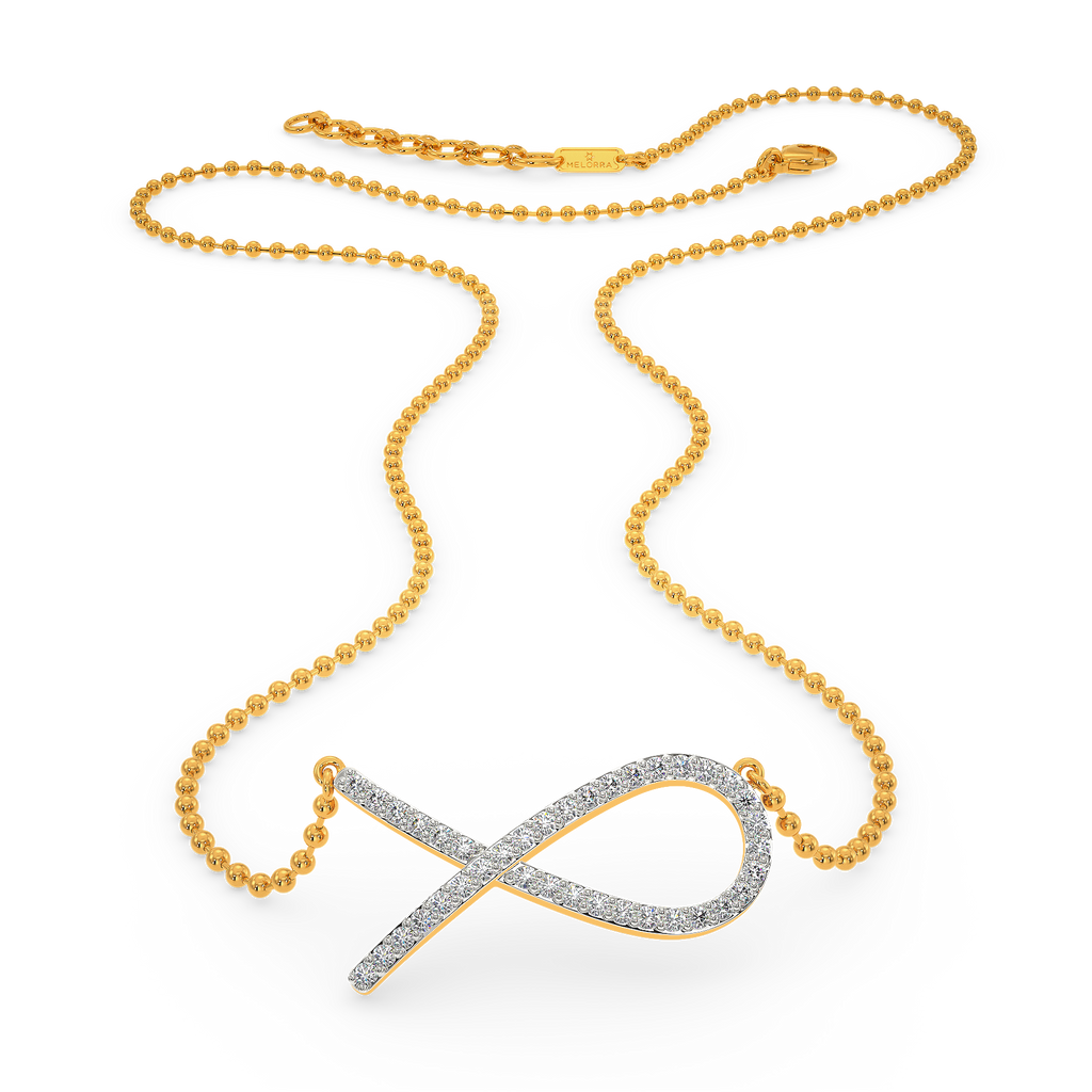 Kinda Linked Diamond Necklaces