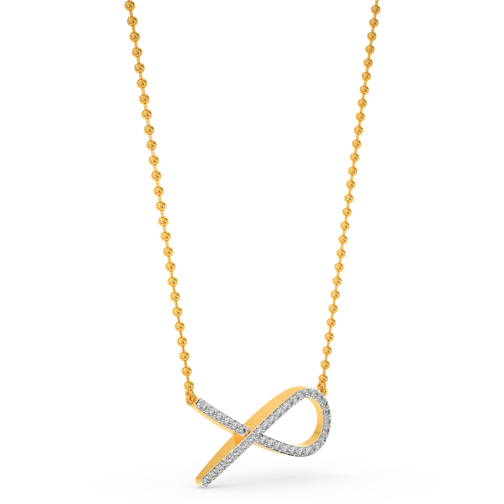 Kinda Linked Diamond Necklaces