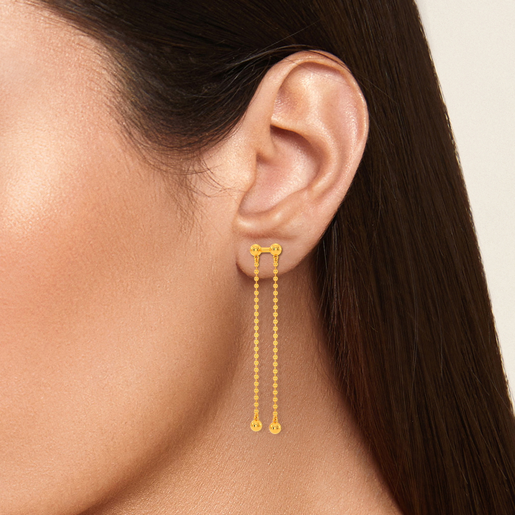 Braid On Fleek Gold Earrings