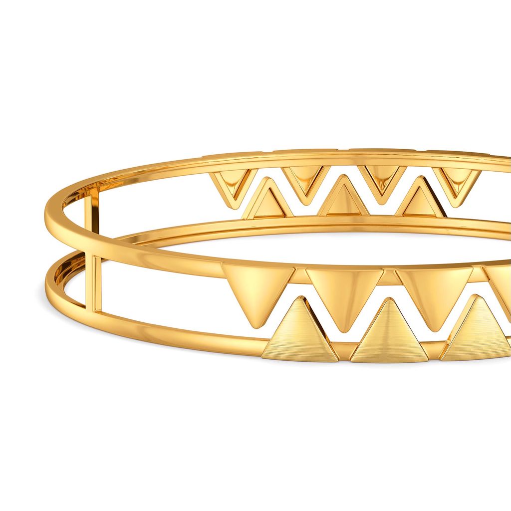 Francais Minimal Gold Bangles