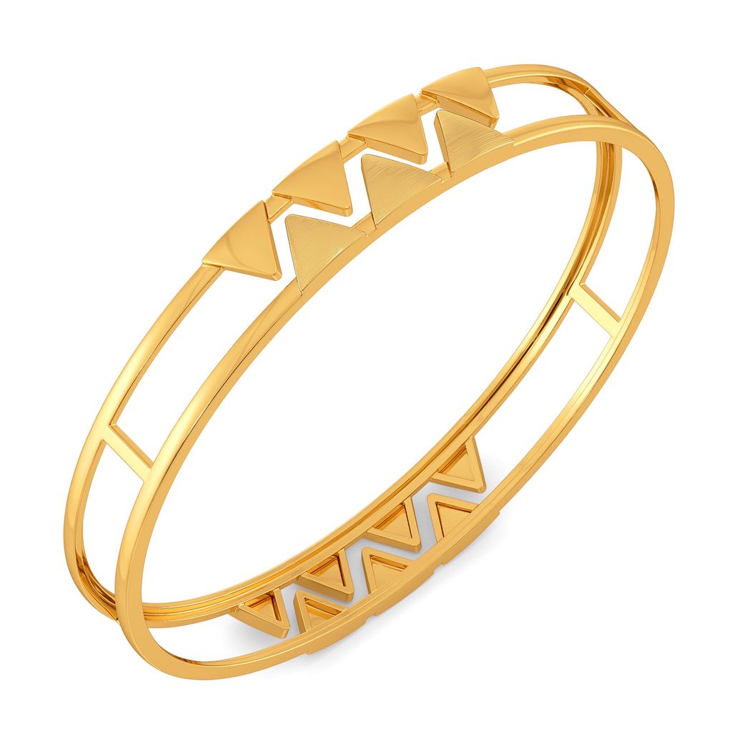 Francais Minimal Gold Bangles