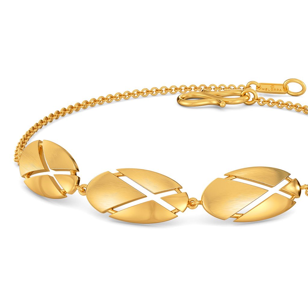 Bonjour Style Gold Bracelets