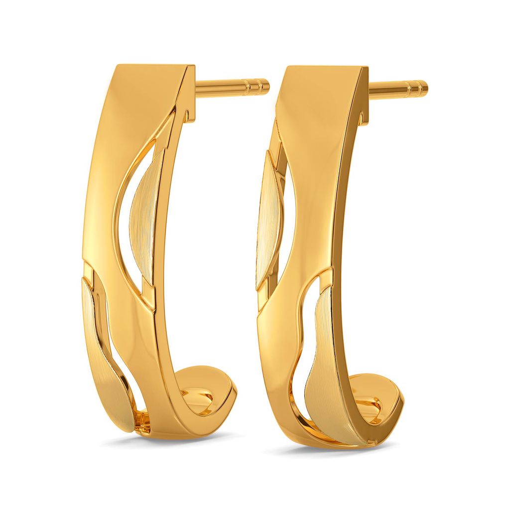 Classic Retake Gold Earrings