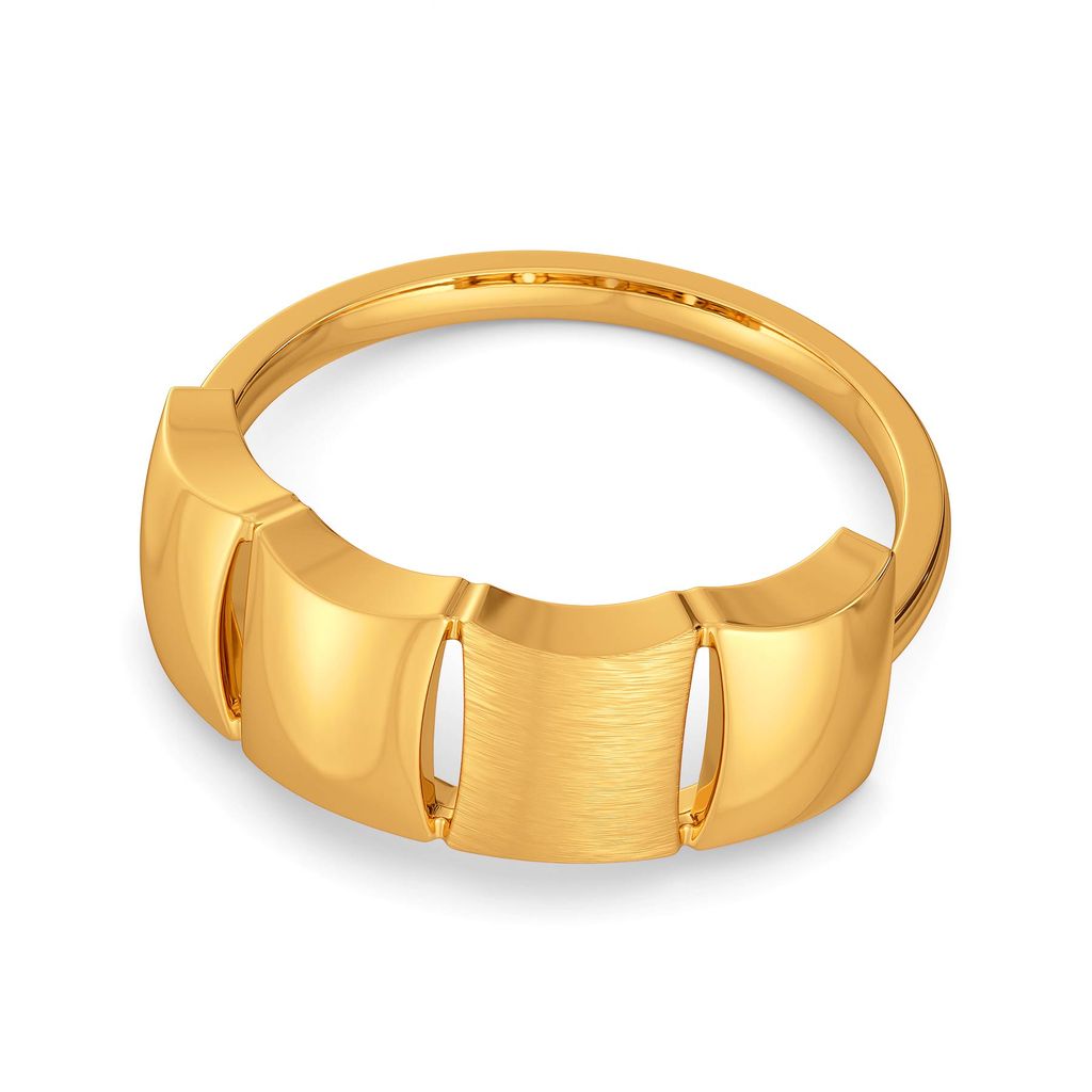 Carre Crush Gold Rings image