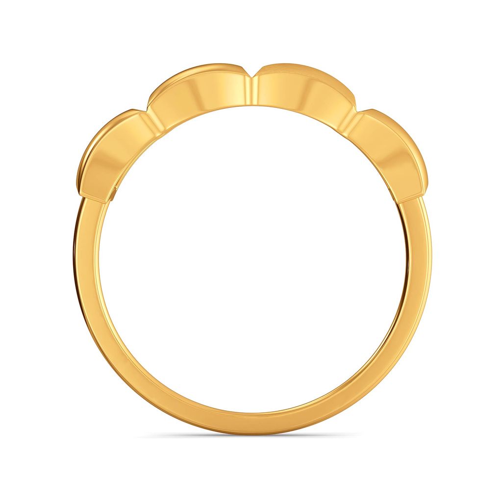 Carre Crush Gold Rings image