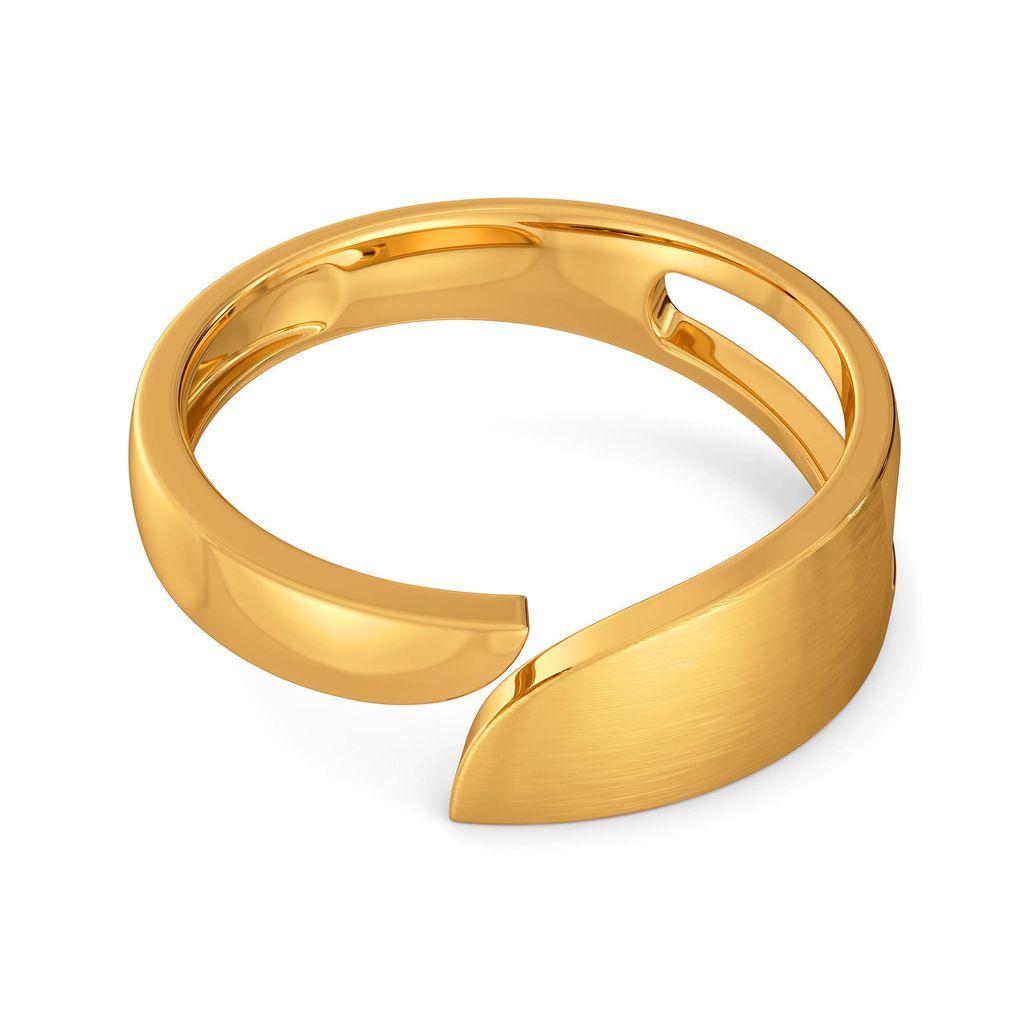 Polished Picks Gold Rings image