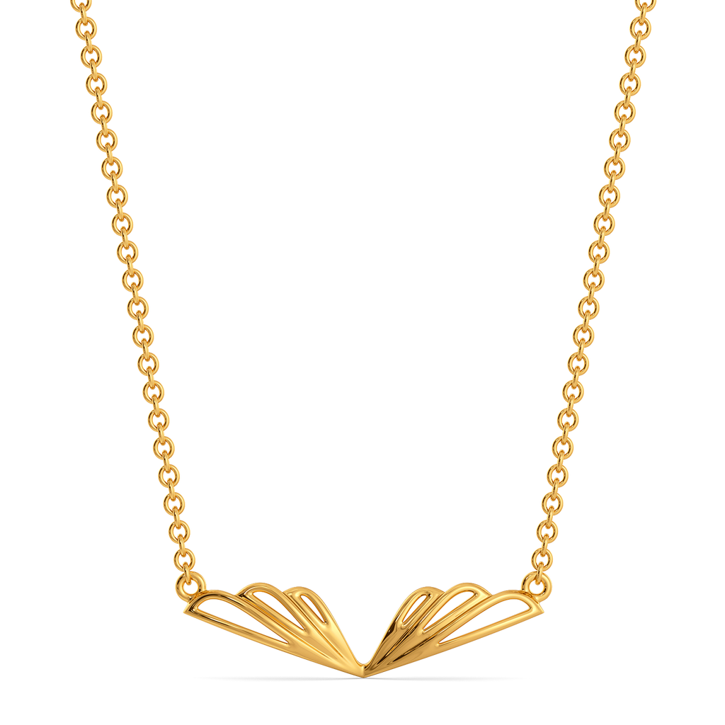 Statement Sleeves Gold Necklaces