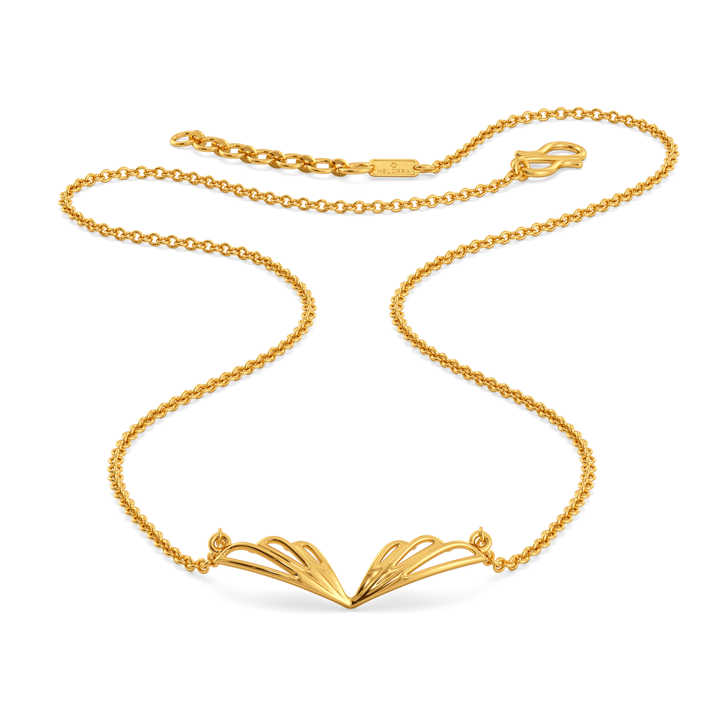 Statement Sleeves Gold Necklaces