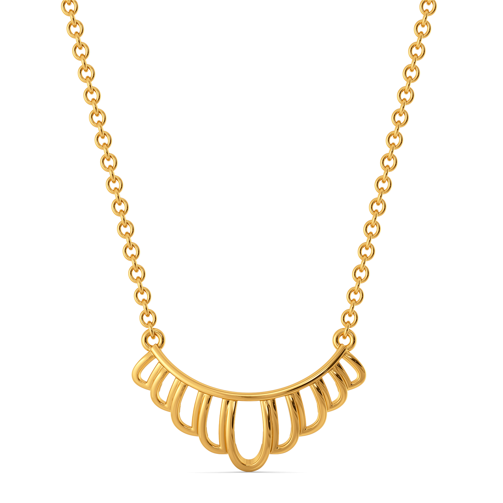 Balloon Flair Gold Necklaces