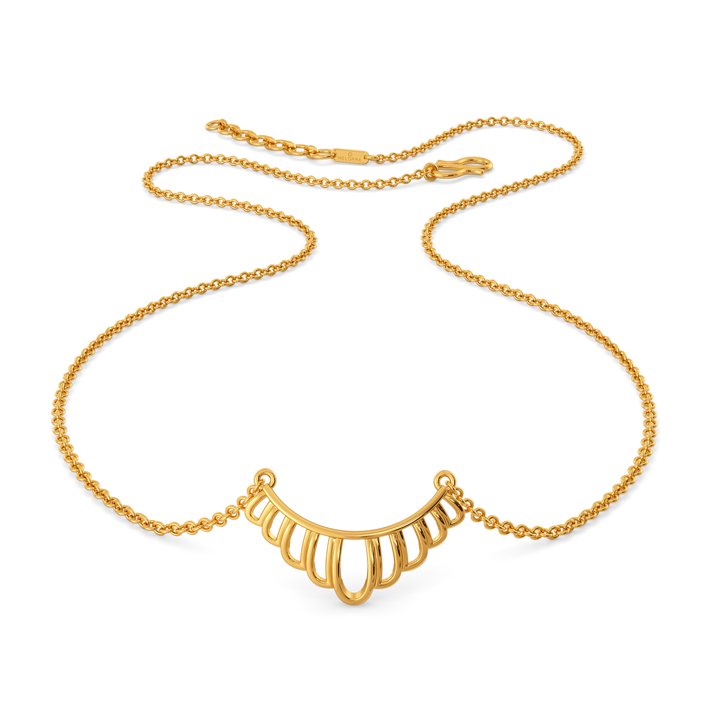 Balloon Flair Gold Necklaces