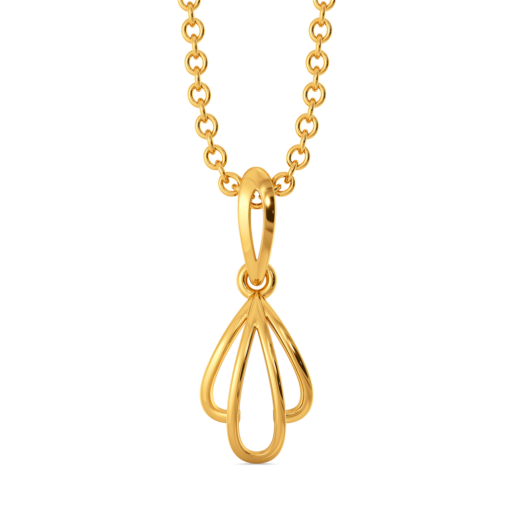 Balloon Flair Gold Pendants