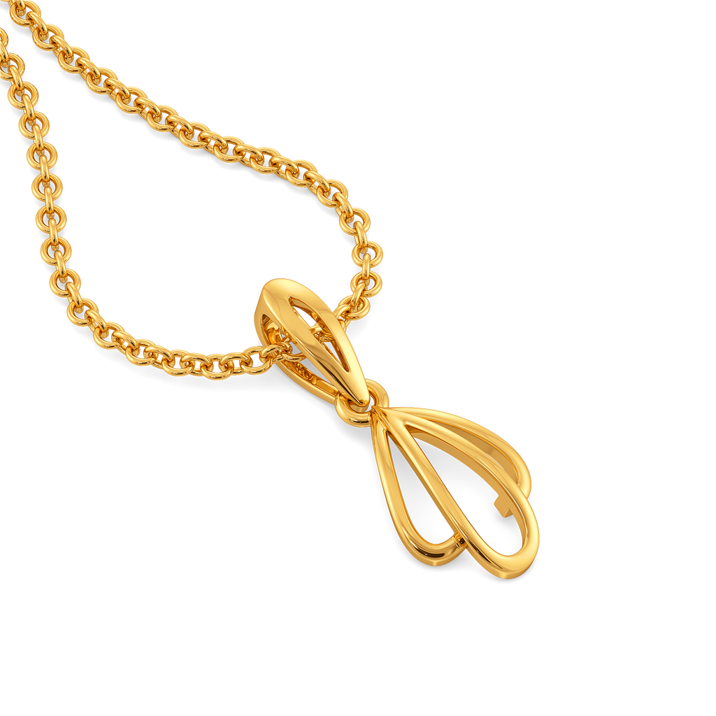 Balloon Flair Gold Pendants
