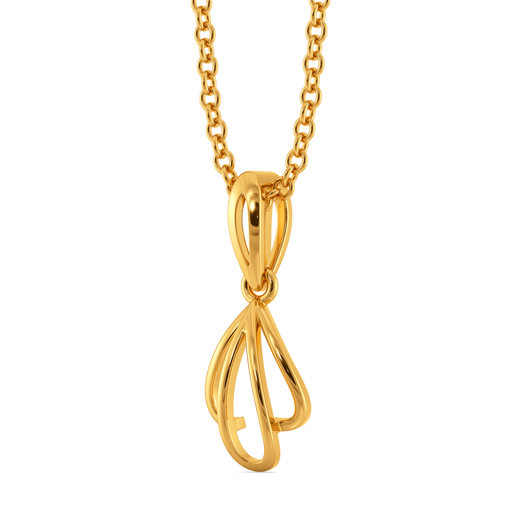 Balloon Flair Gold Pendants