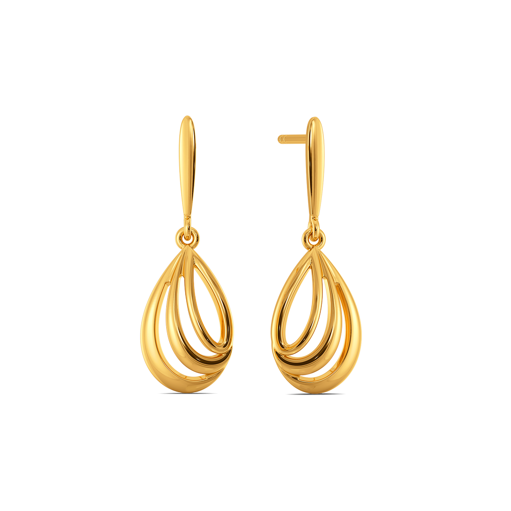 Modern Drama
Gold Earrings
