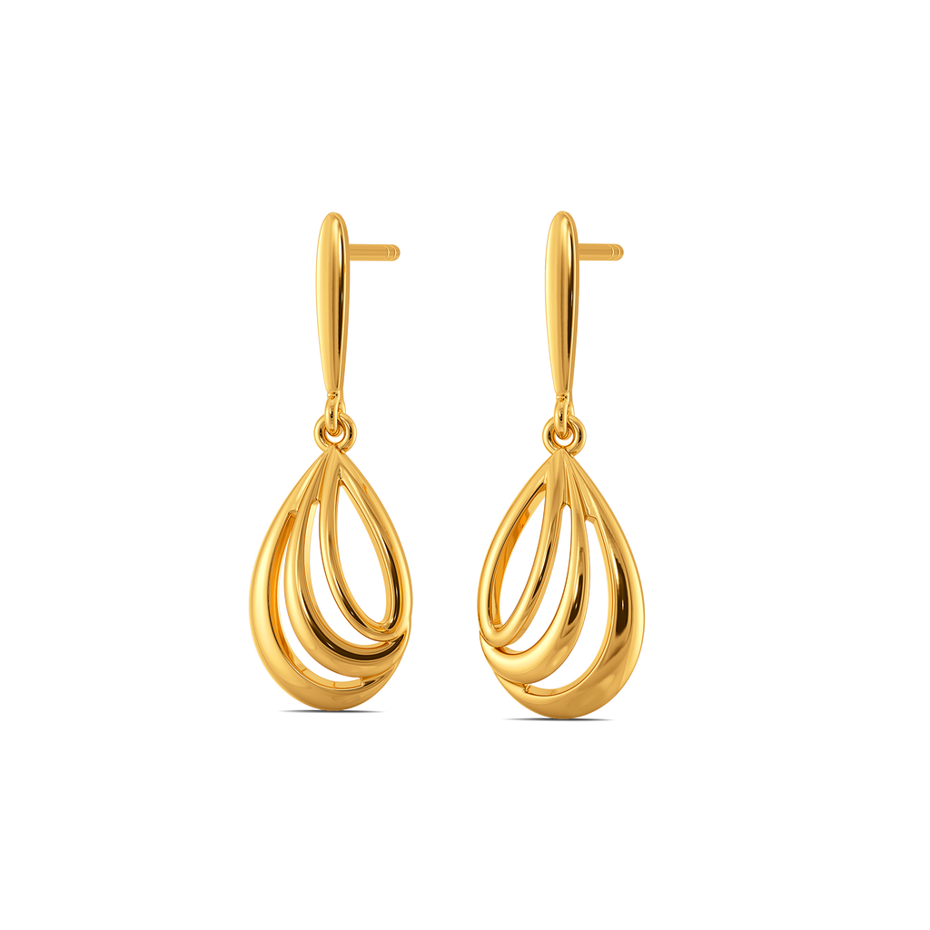 Modern Drama
Gold Earrings