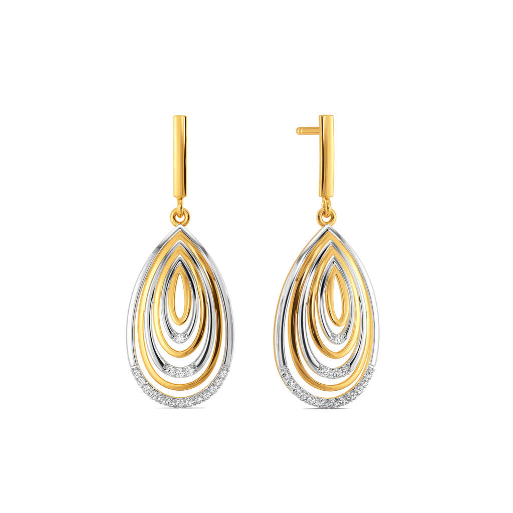 Signature Sleeves Diamond Earrings