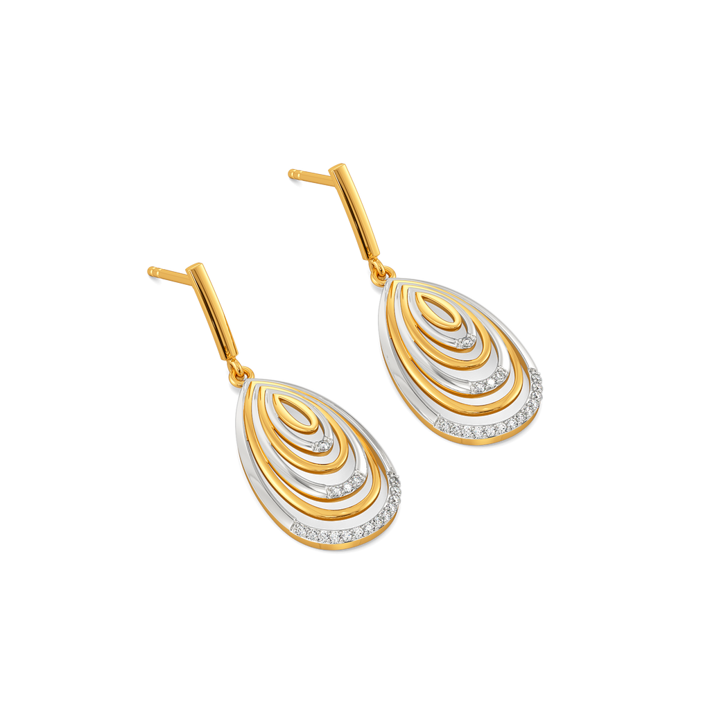 Signature Sleeves Diamond Earrings
