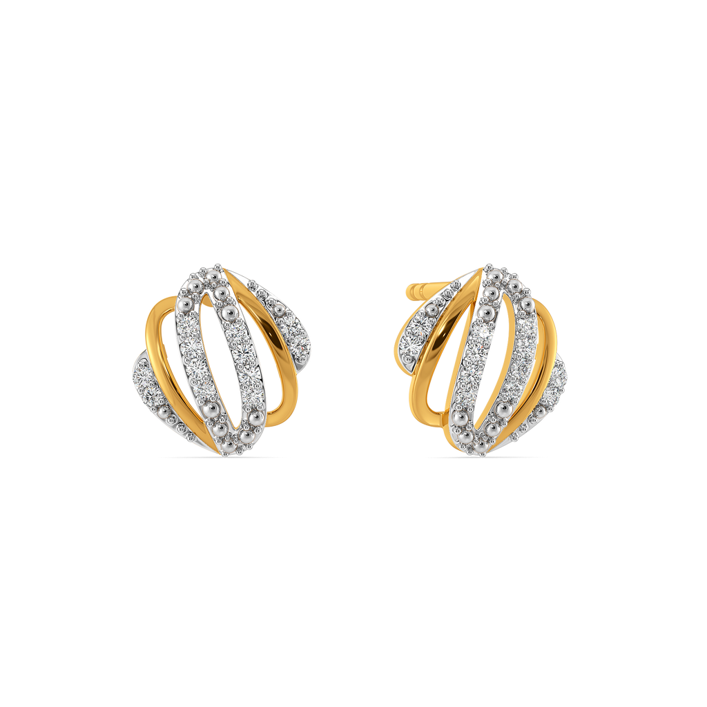 Signature Sleeves Diamond Earrings