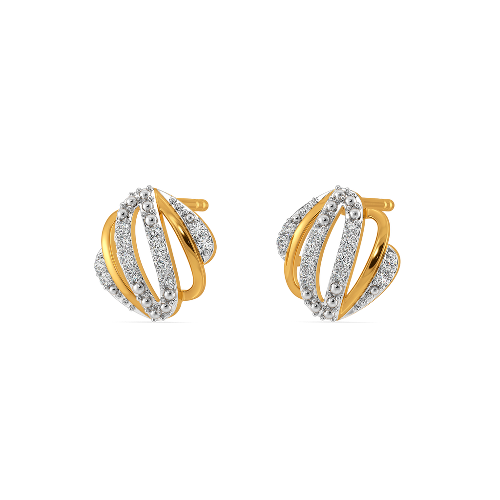 Signature Sleeves Diamond Earrings