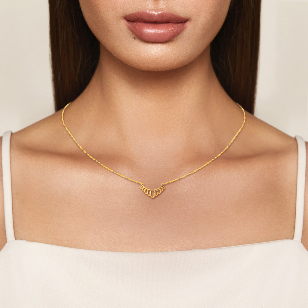 Balloon Flair Gold Necklaces