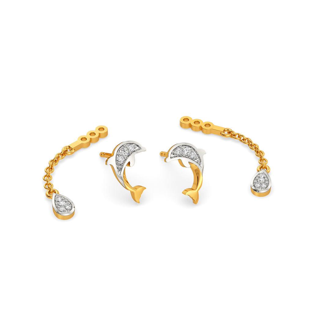 Bloomveil Diamond Earrings