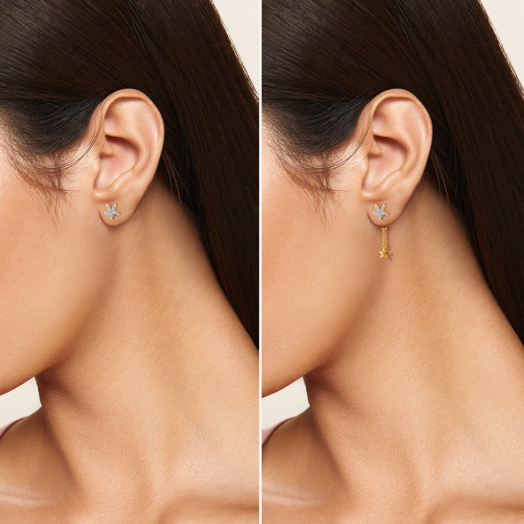 Stellar Shore Diamond Earrings