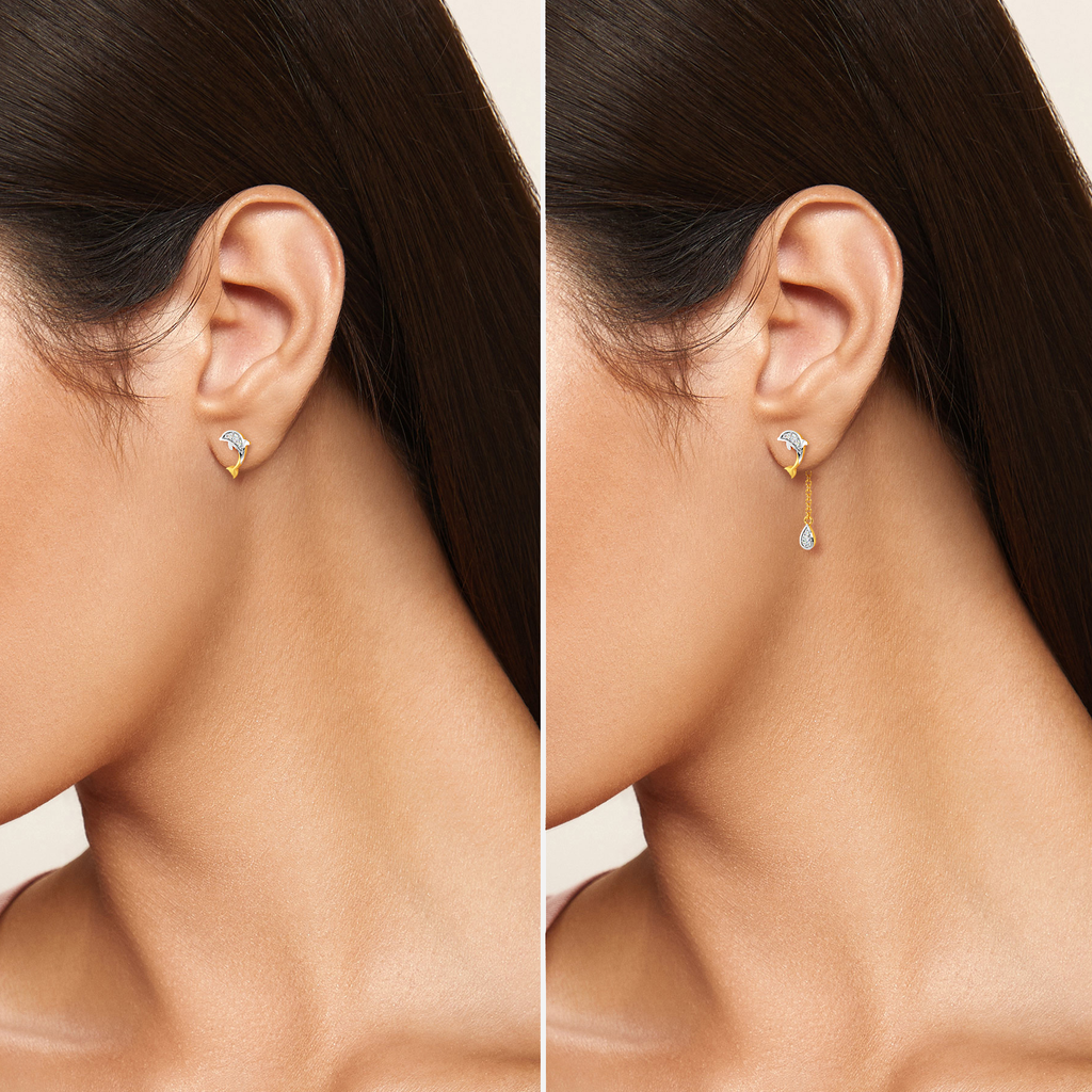 Bloomveil Diamond Earrings