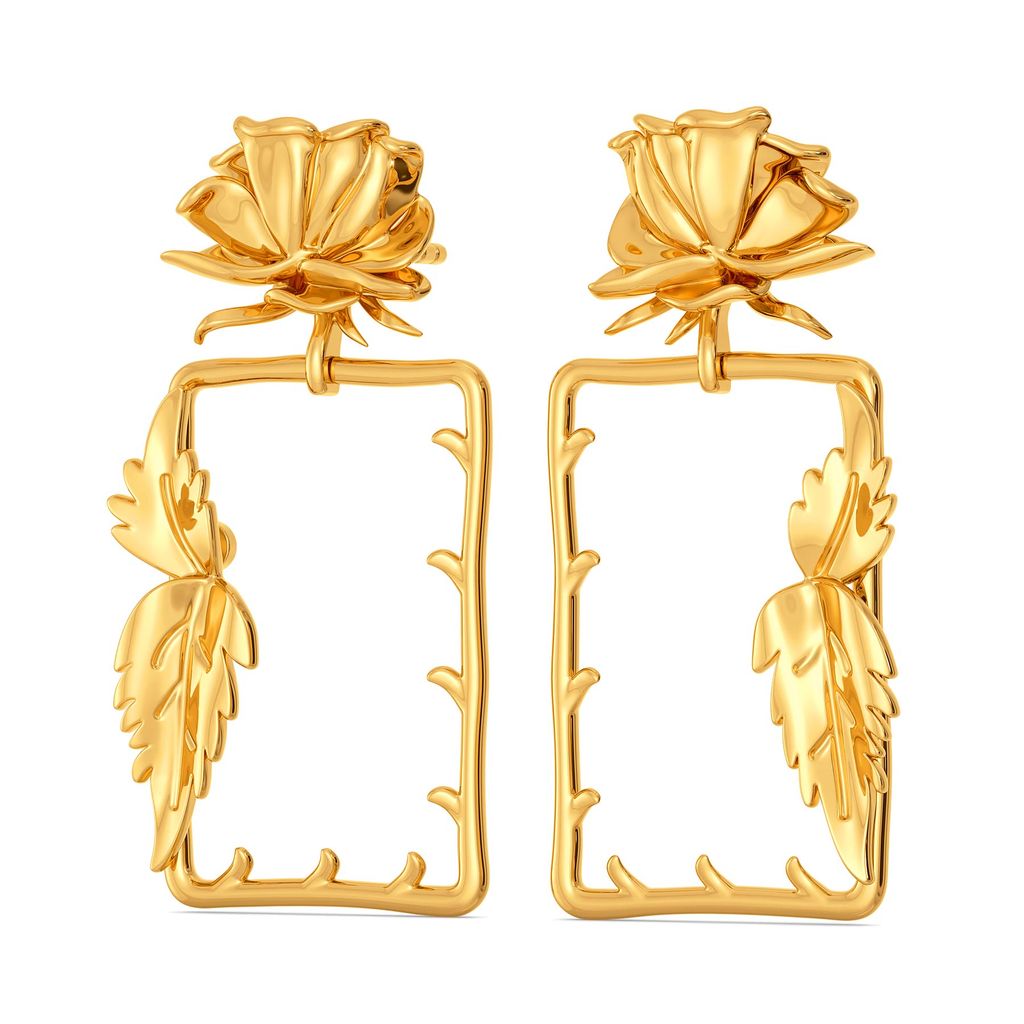 Etoile de Lyon Gold Earrings