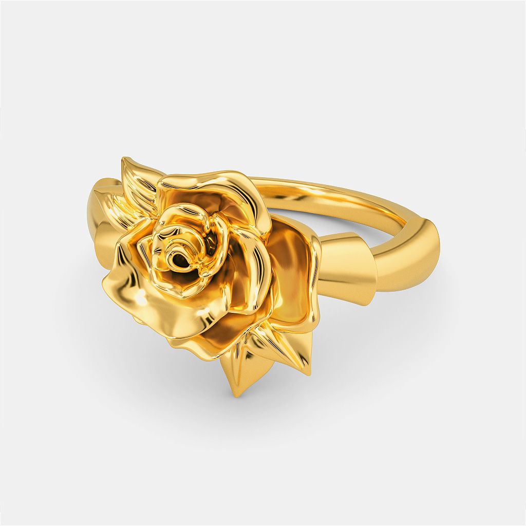 Rose Prose Gold Rings alternate view 3