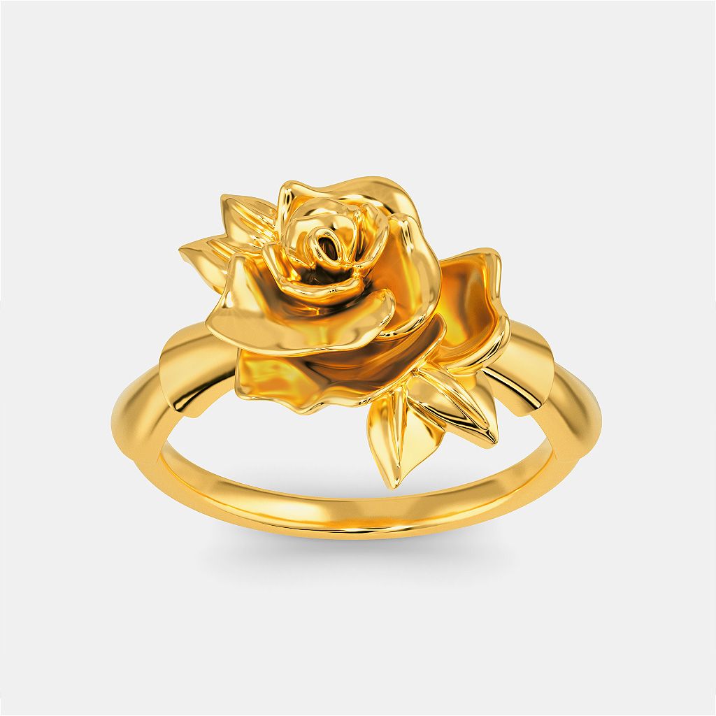 Rose Prose Gold Rings alternate view 2