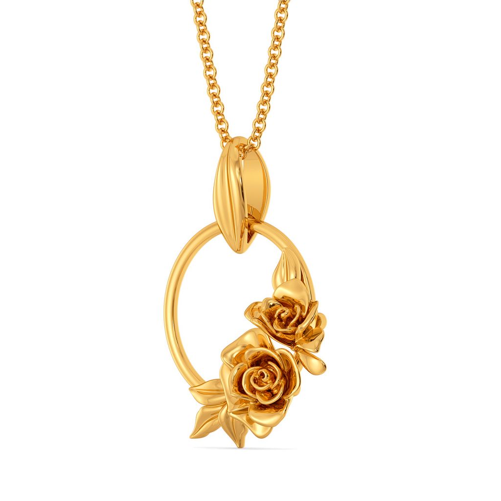 Rose Retreat Gold Pendants