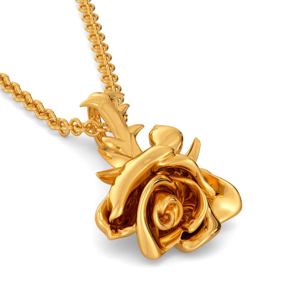 Fiery Love Gold Pendants