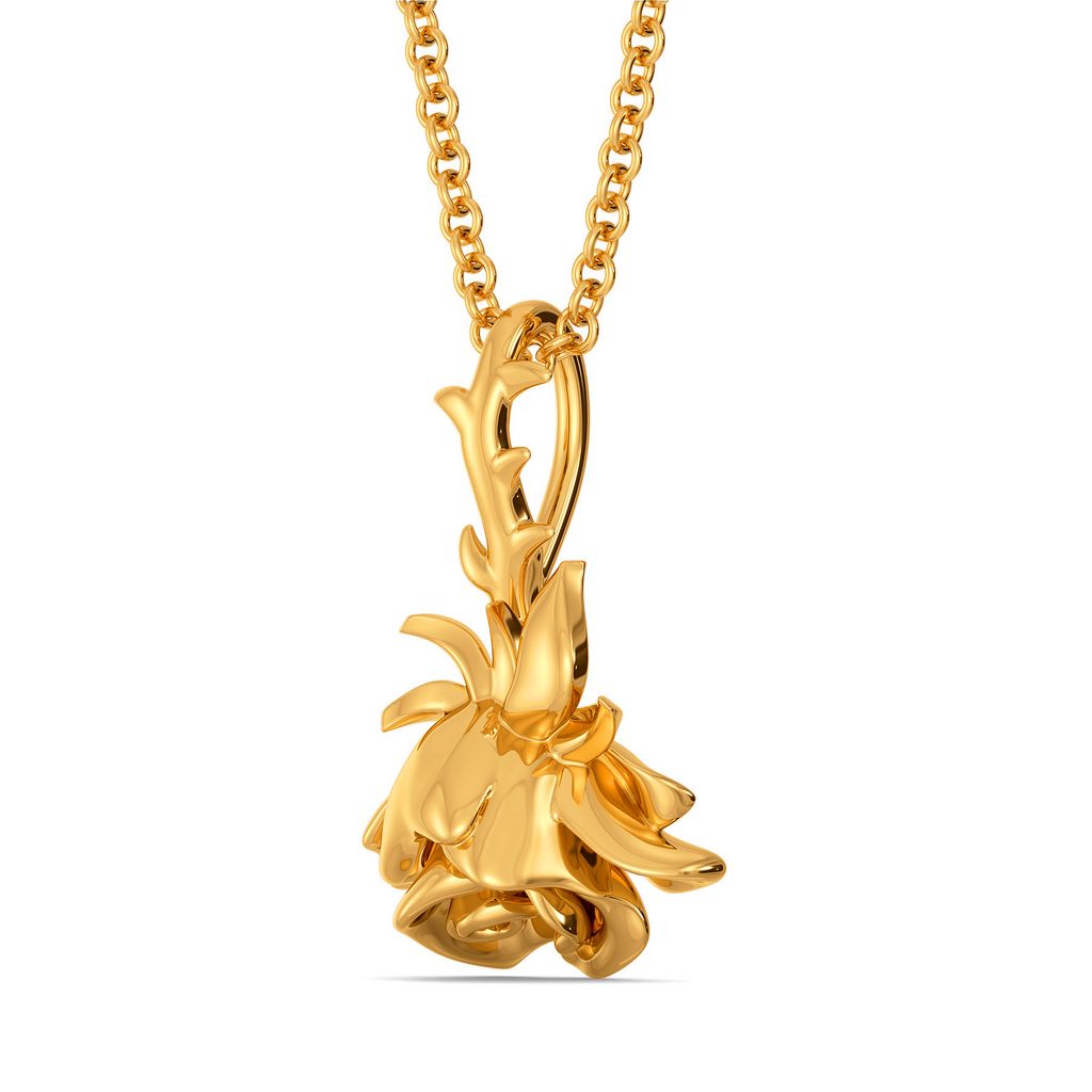 Fiery Love Gold Pendants