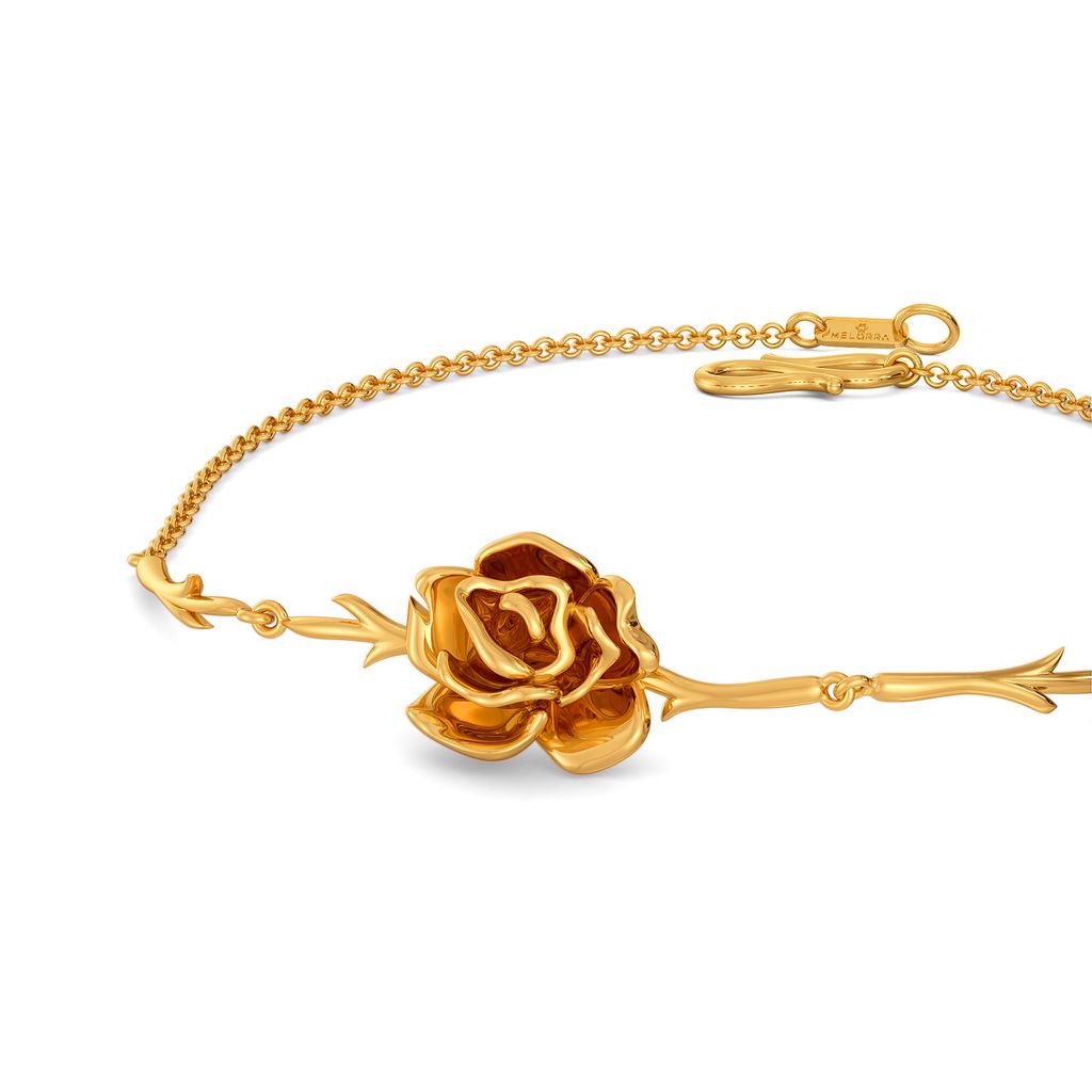 Sinister Bloom Gold Bracelets