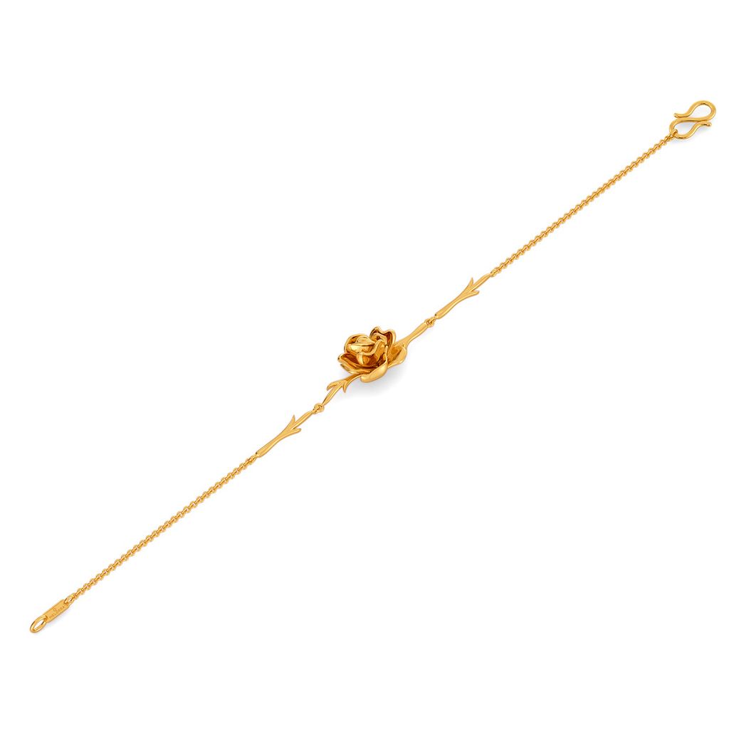 Sinister Bloom Gold Bracelets