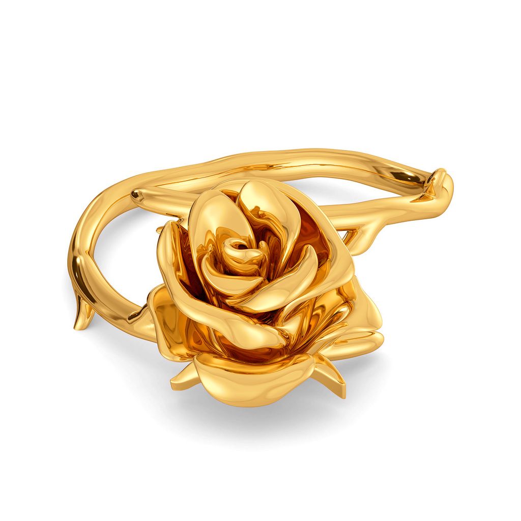 Rose Entwine Gold Rings image