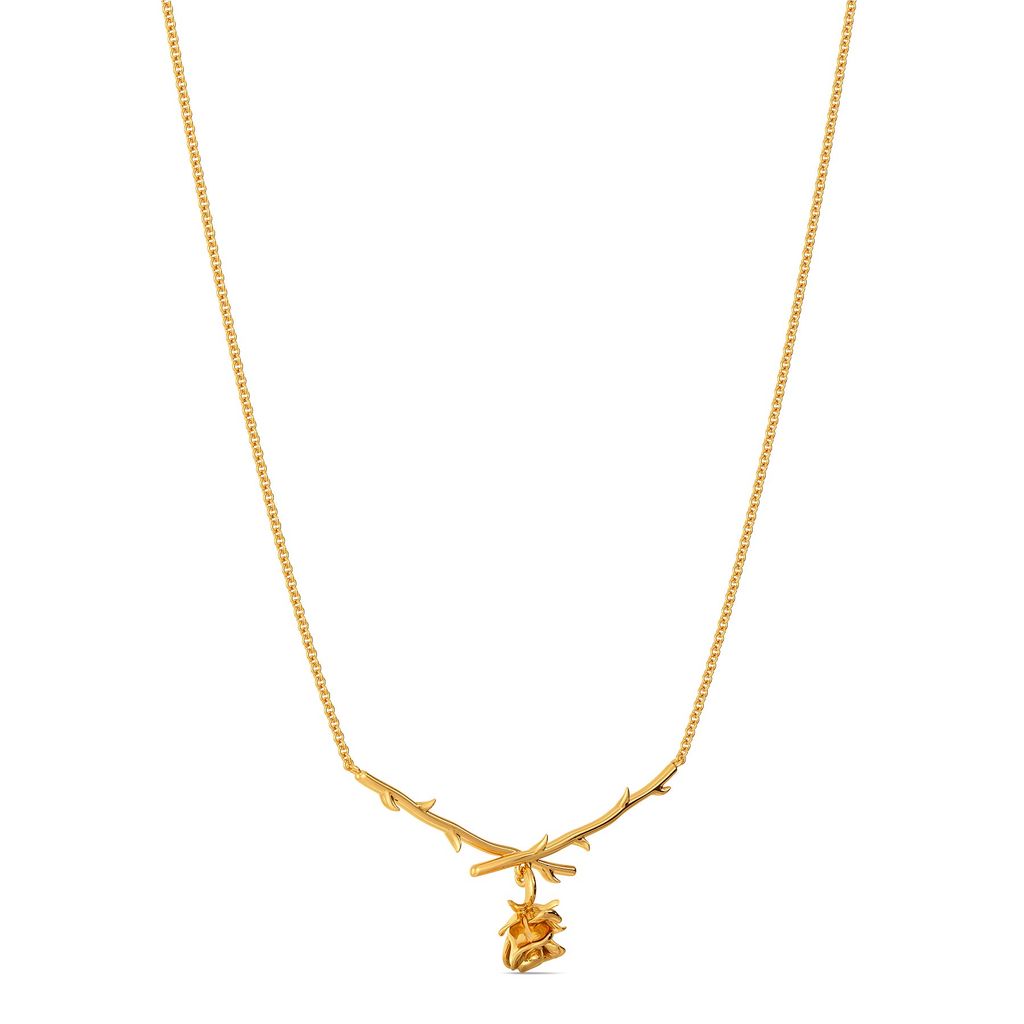 Rose Entwine Gold Necklaces
