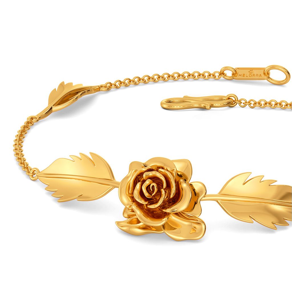 Roses N Thorns Gold Bracelets