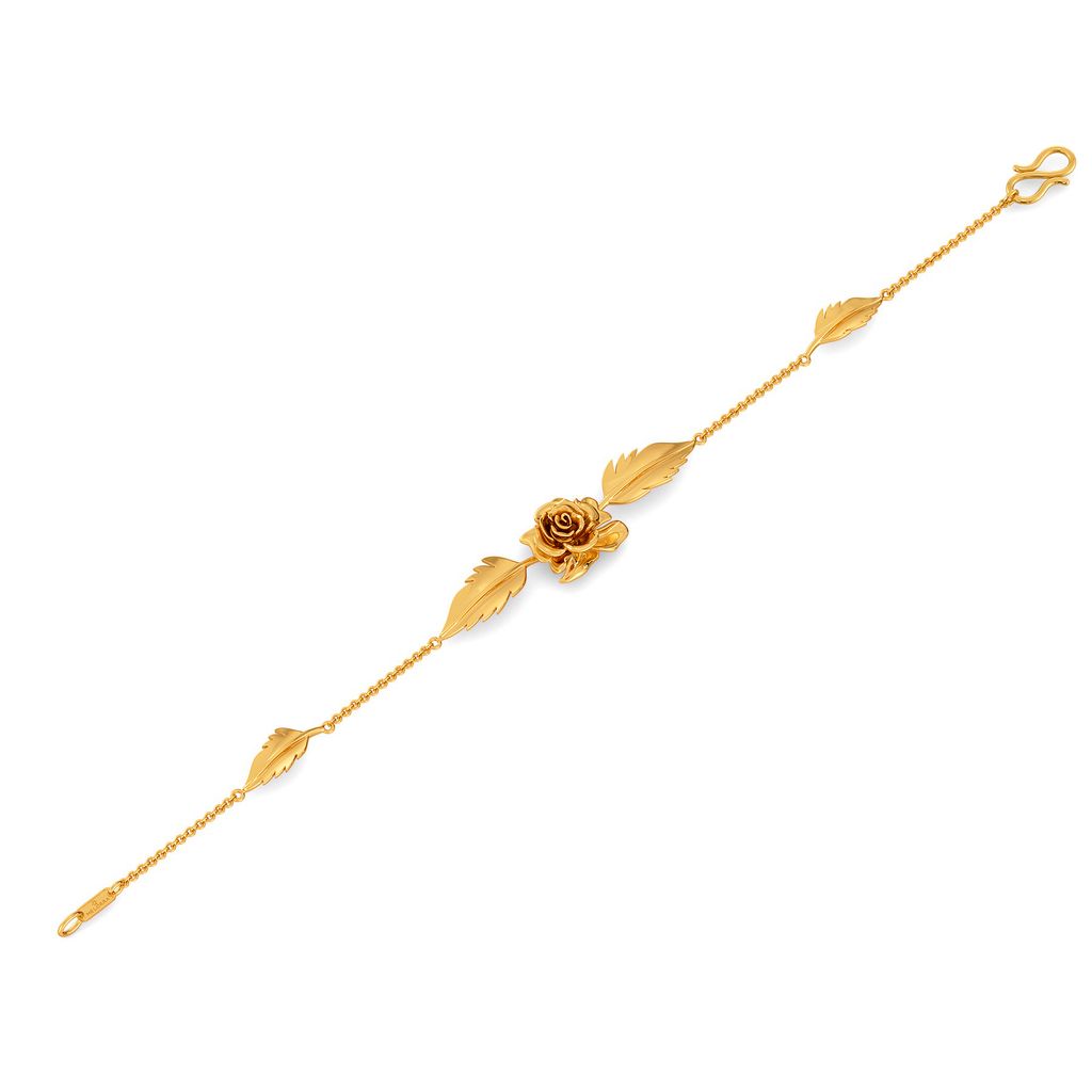 Roses N Thorns Gold Bracelets