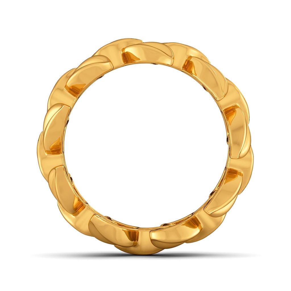 Leaves of Dusk Gold Rings image