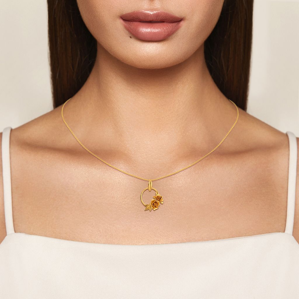Rose Retreat Gold Pendants